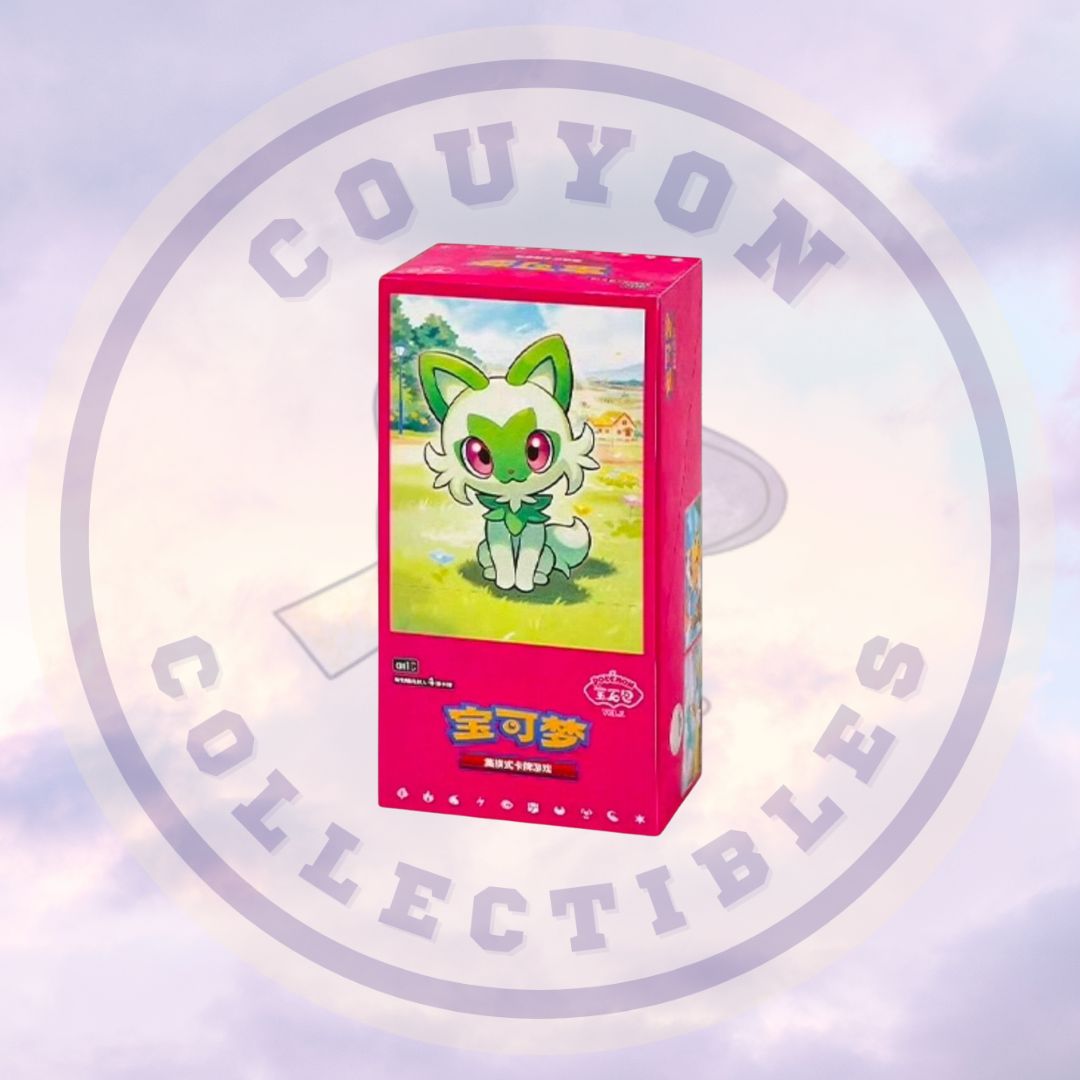 Chinese Pokmon Gem Pack Box Vol.1 Couyon Collectibles Chinese Pokmon Gem Pack Box Vol.1 Couyon Collectibles