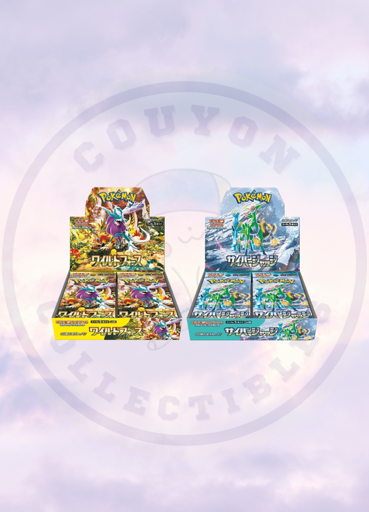 Japanese Pokémon Wild Force and Cyber Judge Booster Box Set