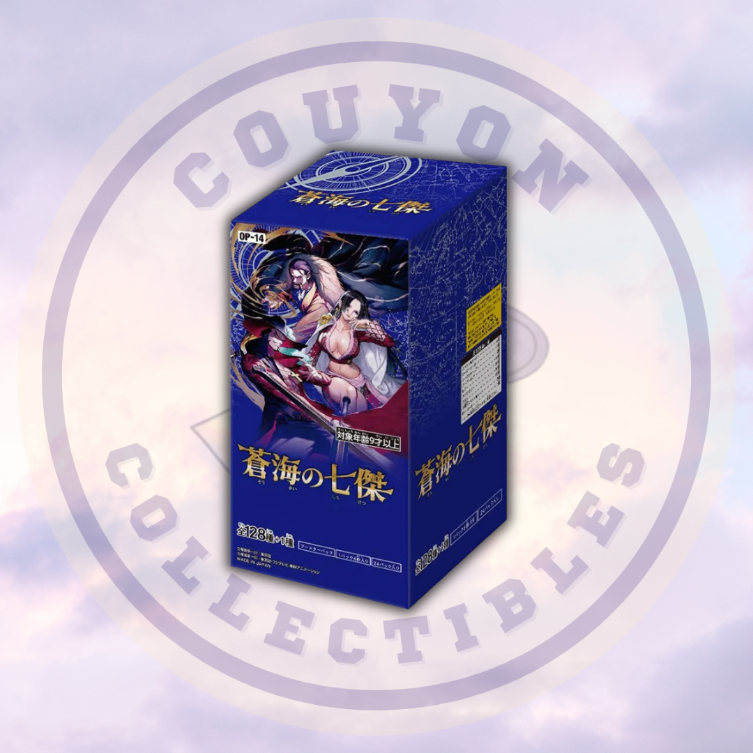 Japanese One Piece OP-14 - The Azure Sea's Seven – Couyon Collectibles
